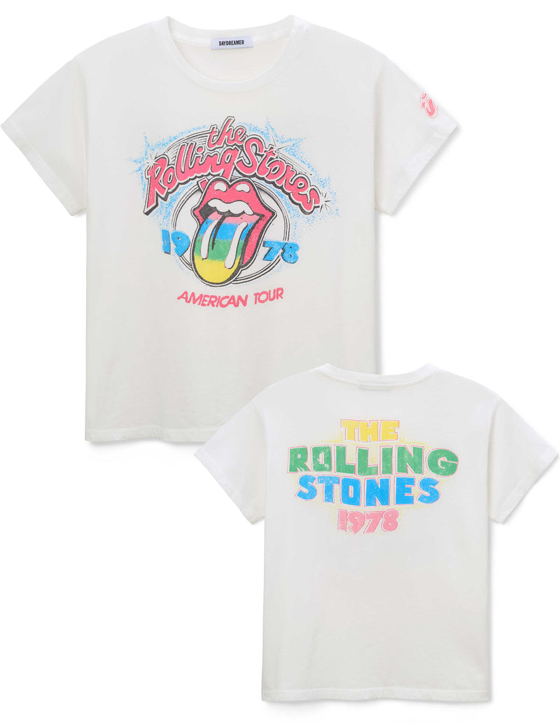 Light Gray Rolling Stones 1978 Solo Tee Graphic Tee