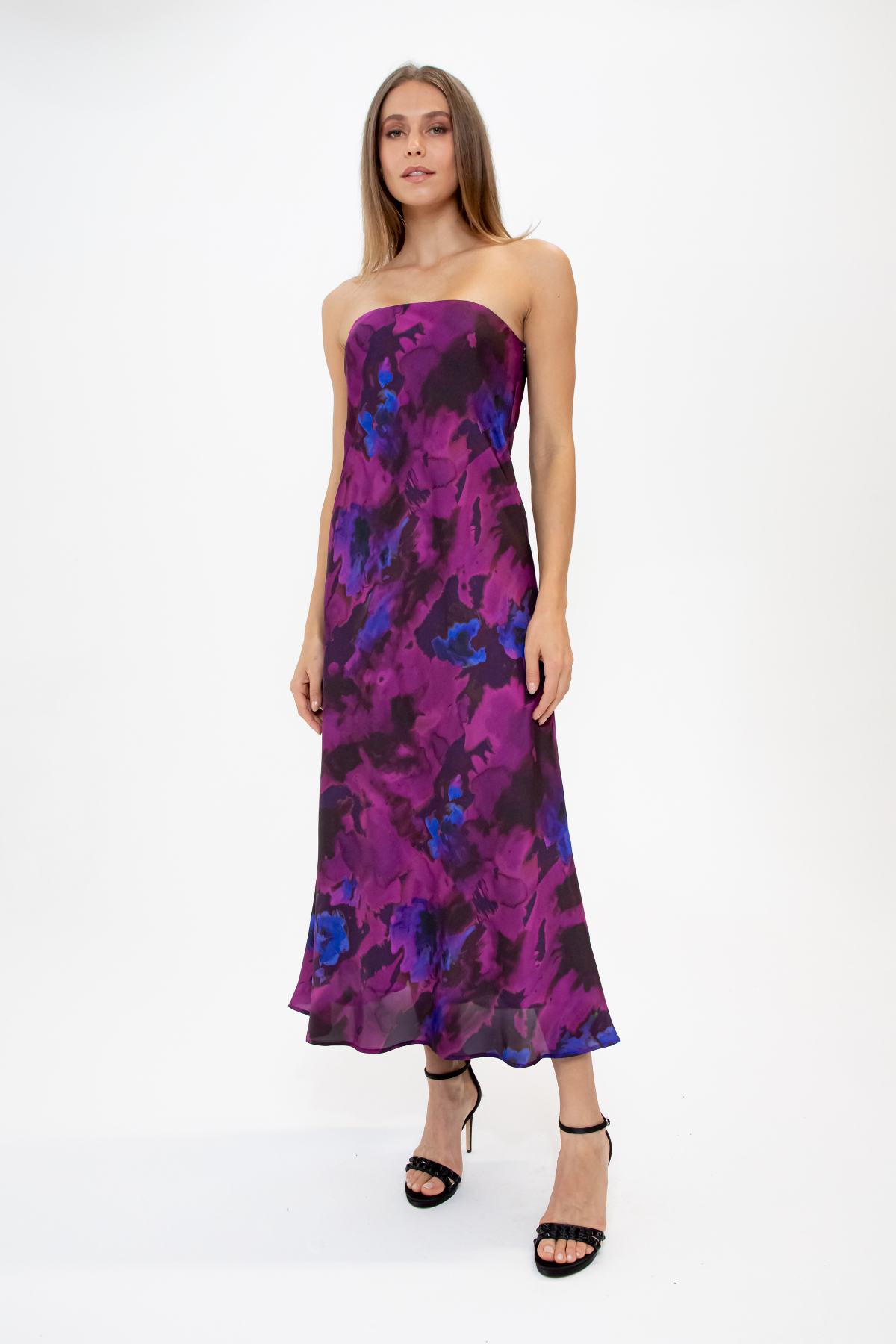 chinese dress ladies Livia Strapless Maxi Dress in Yellow – Elliatt