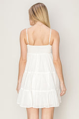Antique White Juno Mini Dress Mini Dress