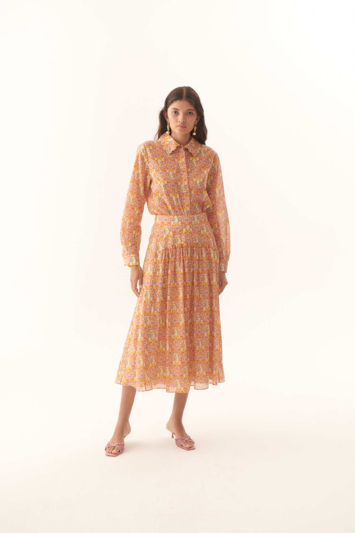 Natalia Stripe Set Skirt