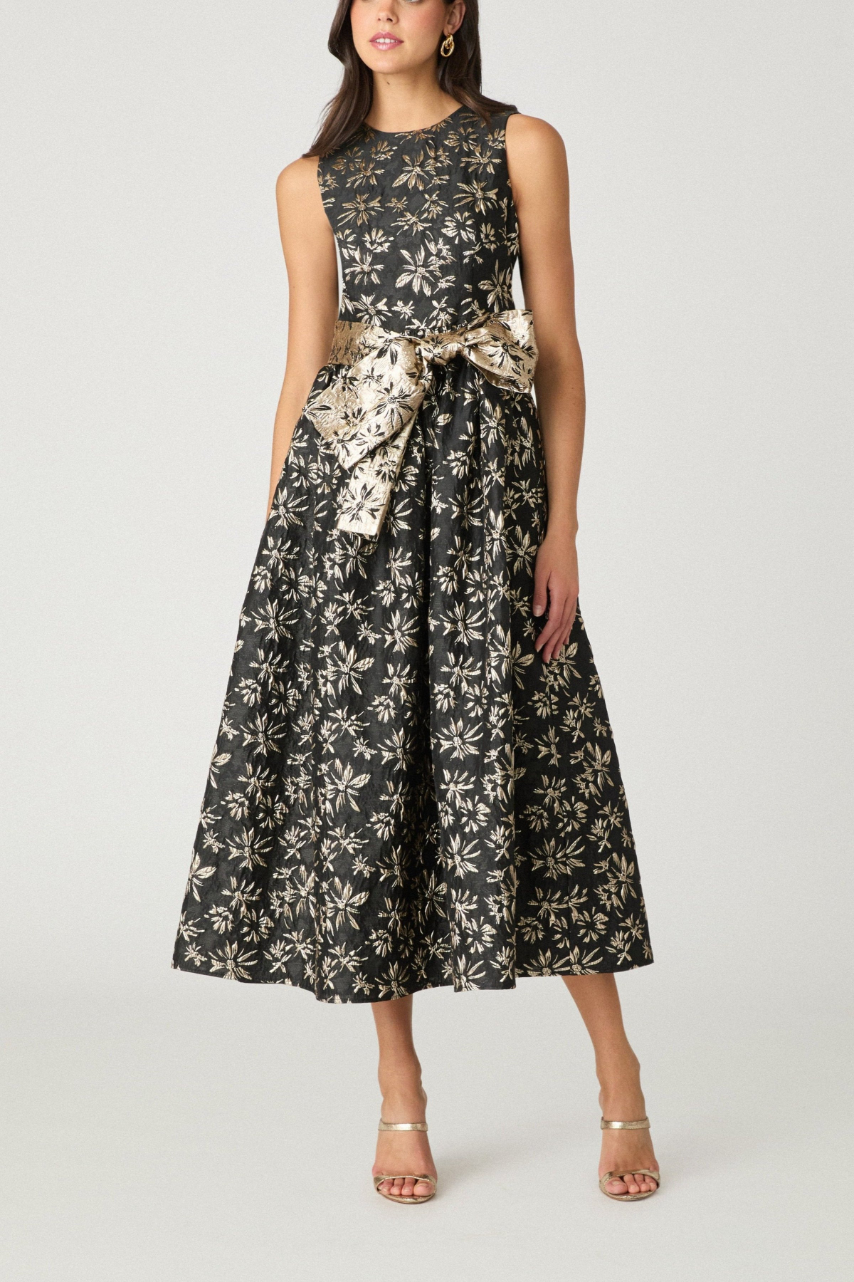 Serra Dress in Jet/Gold Two Cumberland Serra Dress in Jet/Gold Two Cumberland