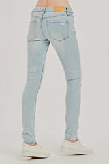 Light Gray Joyrich Mid Rise Skinny Jeans - Fiji Jeans