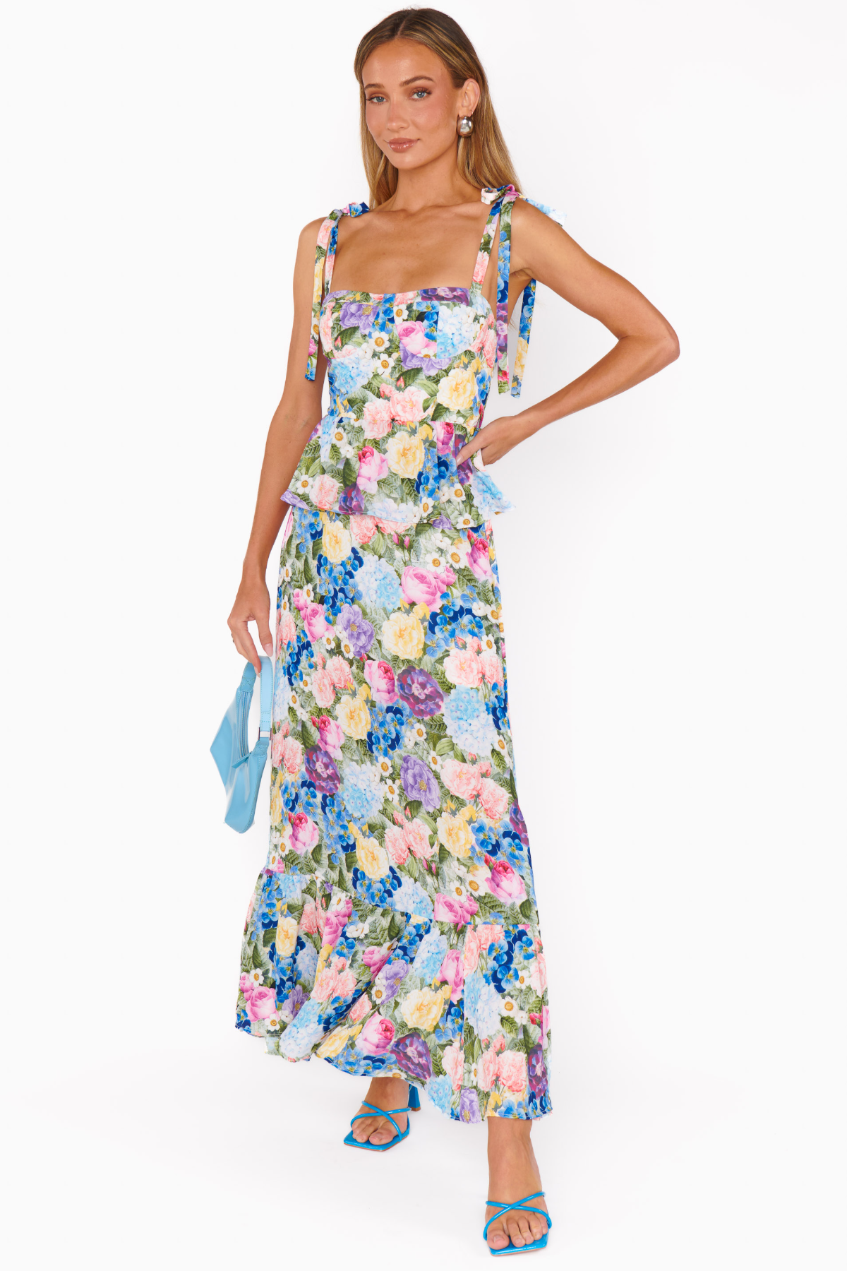 Paxton Midi Dress in Flower Shop