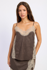 Lavender Iria Lace Cami Cami