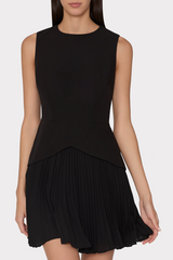 Haddy Pleated Mini Dress