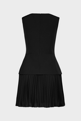 Haddy Pleated Mini Dress
