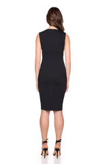 Dark Slate Gray Low Wide Front Tank Dress Dress