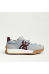 Langley Lace Up Sneaker | Vault Blue/Grey Nylon/Suede