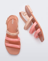 Lavender Essential Wave Sandal | Beige/Pink Sandal