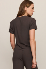 Dark Slate Gray Just Right Rib Tee Tee