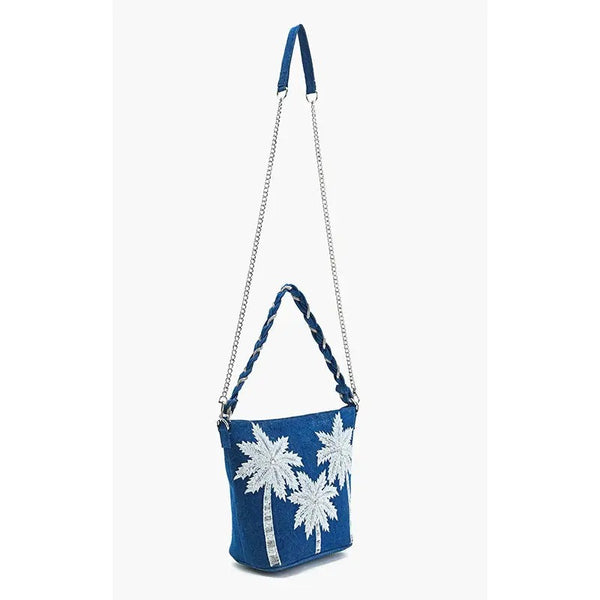 Snow Blanc Bliss Beaded Bag Bag