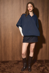 Black Sunday Layer Quilted Poncho Jacket Jacket