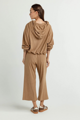 Light Gray Terry Nara Pants Pant