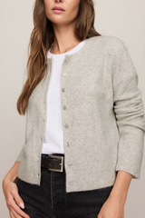 Light Gray Medina Cardigan Cardigan