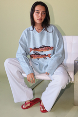 Dark Gray Trout About Sweater Sweater