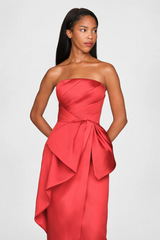 Dorothea | Draped Bow Dress