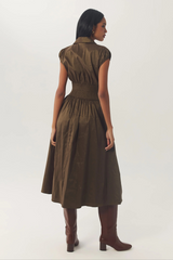 Light Gray Brynny Dress Midi Dress