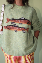 Gray Trout About Sweater Sweater