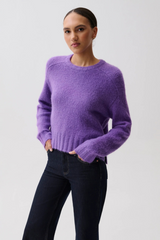 Lavender Adina Knit Sweater Sweater