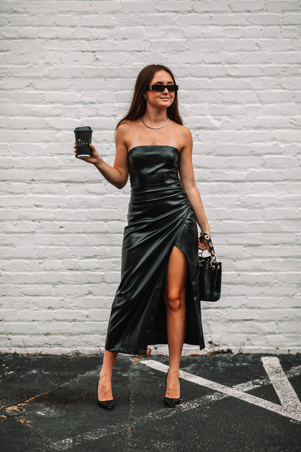 Dark Slate Gray Andres Dress Midi Dress
