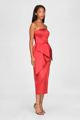 Dorothea | Draped Bow Dress