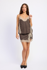 Lavender Iria Lace Cami Cami
