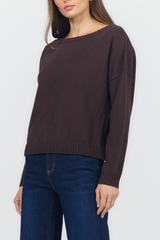 Lavender Liliana Boat Neck Sweater Sweater