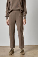 Gray Front Seamed Pocket Pant Pant
