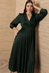 Black Adriel Solid Maxi Dress Maxi Dress