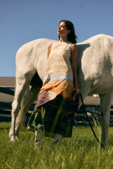 Light Slate Gray Dani Dress in Field Study Midi Dress