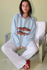 Dark Gray Trout About Sweater Sweater