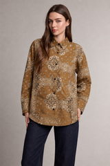 Gray Wild As The Wind Bandana Shirt Shirt