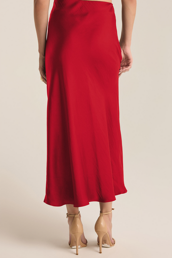 Light Gray Europa Poly Sheen Skirt Skirt