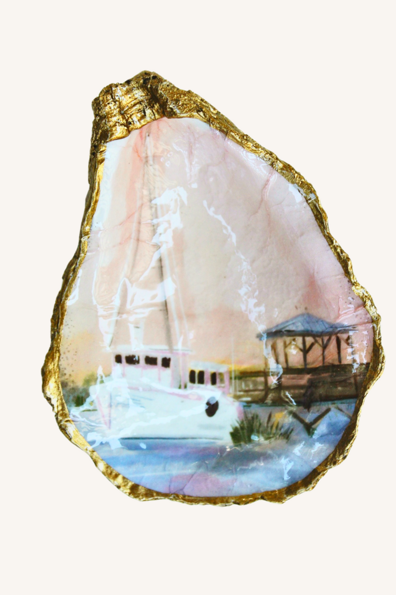 White Smoke A Love Letter to Charleston | Rebecca Illustrated Collection Trinket Dish