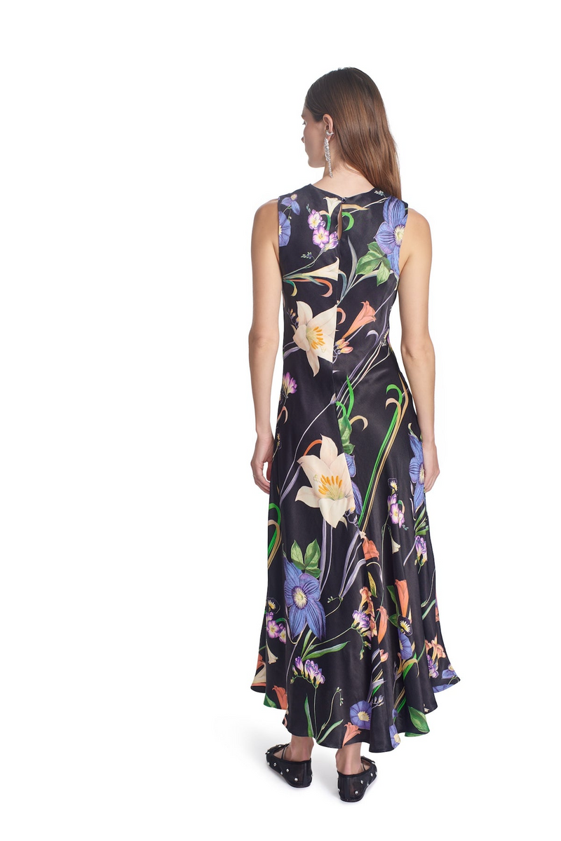 Gray Pilar Dress Midi Dress