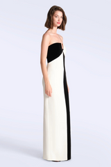 White Smoke Lotta Gown in Black/Gardenia Formal Gown