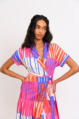 Misty Rose Rosen Midi Dresses