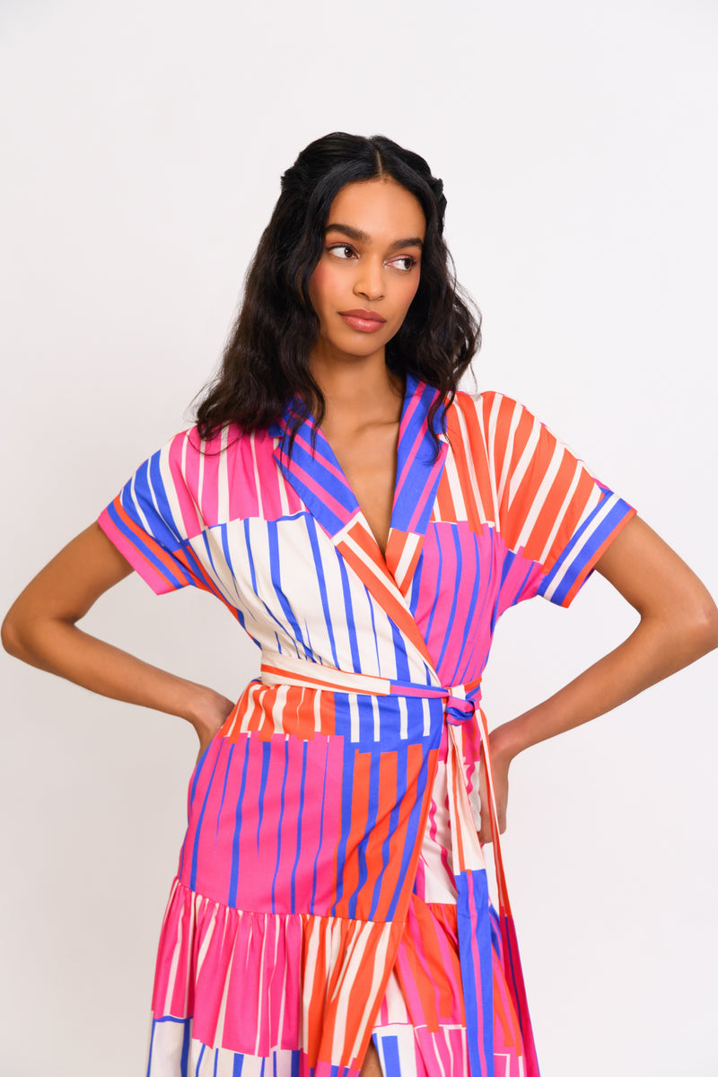 Misty Rose Rosen Midi Dresses