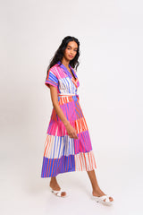 Misty Rose Rosen Midi Dresses