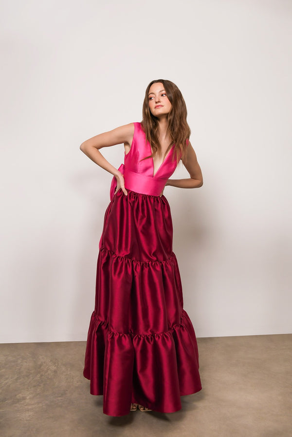 Light Gray Harlo Gown Formal Dress
