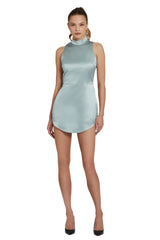 Rosy Brown Marshall Silk Dress Mini Dress
