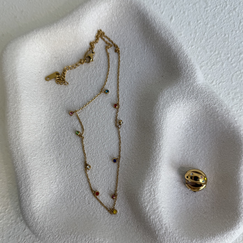 Dark Gray Bojana Necklace Necklace