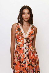 Saddle Brown Indy Dress Midi Dress