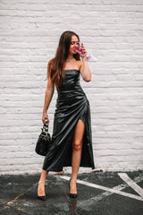 Dark Slate Gray Andres Dress Midi Dress