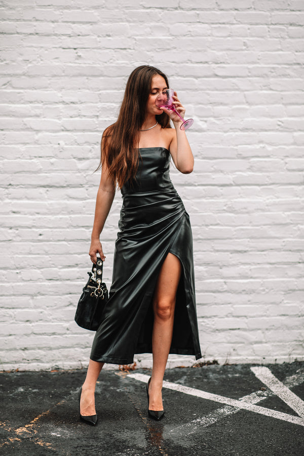 Dark Slate Gray Andres Dress Midi Dress
