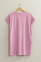 Gray Ricki T-Shirt Mini Dress Mini Dress