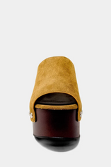 Hayden Platform Mule | Camel Suede