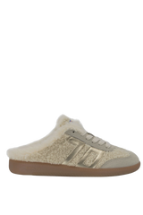 Black Easter FL Backless Sneaker | Butter Gold Sneaker