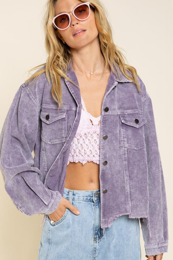 Gray Fray My Name Jacket Jacket