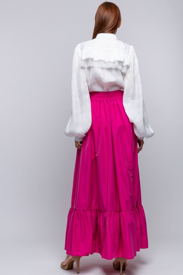 Light Gray Matilda Skirt Maxi Skirt